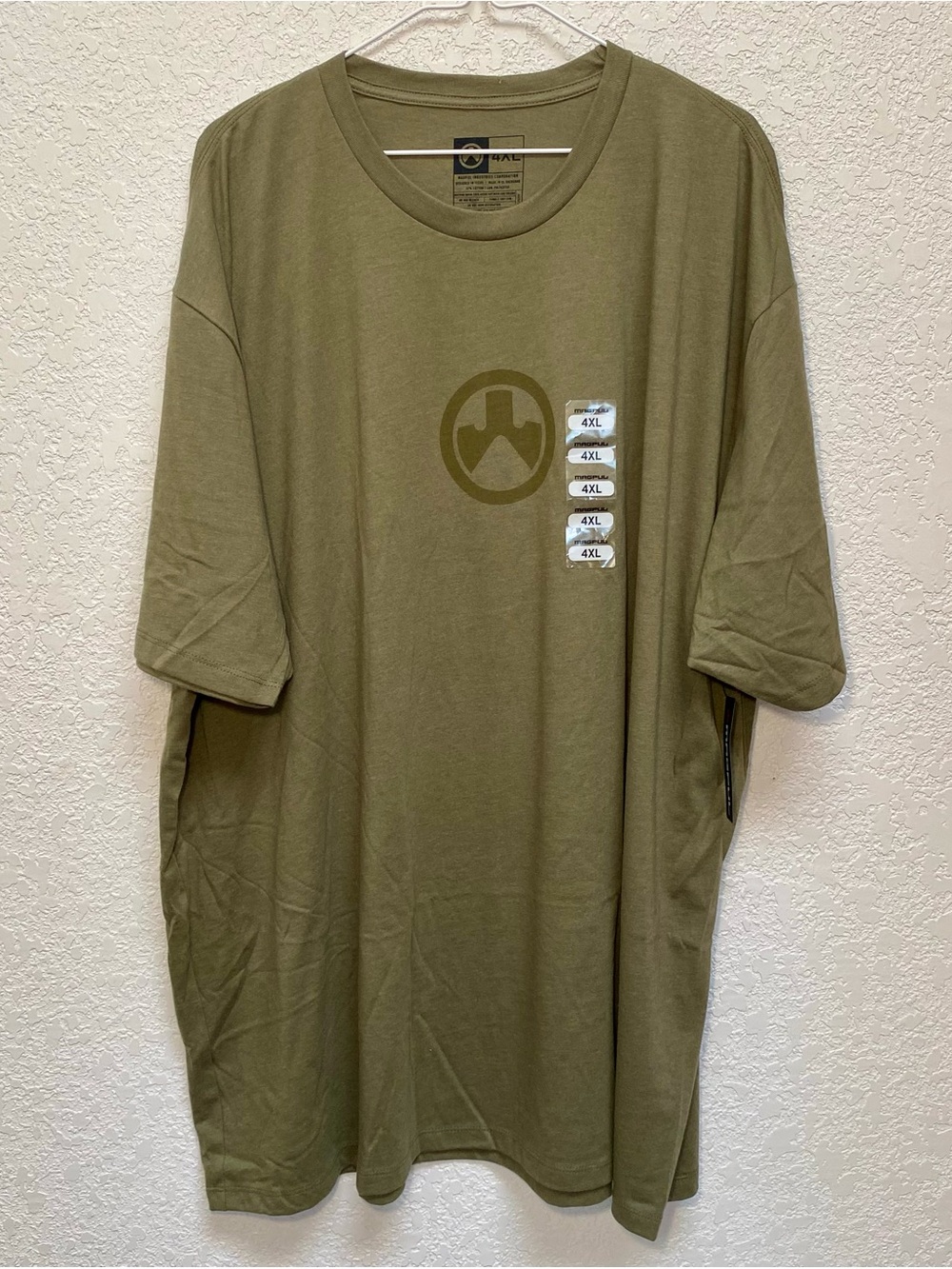 Magpul Icon Logo CVC T-Shirt Men’s 4XL Olive Drab Heather Short Sleeve Tee Shirt